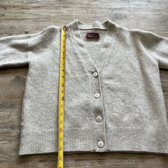 Heidekönigin Cardigan Medium Designer Wool Unique High End $198 Heidekonigin - Picture 6 of 6